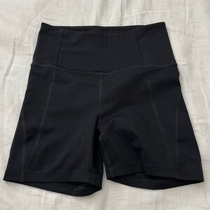 girlfriend collective Black High-Rise Bike Shorts